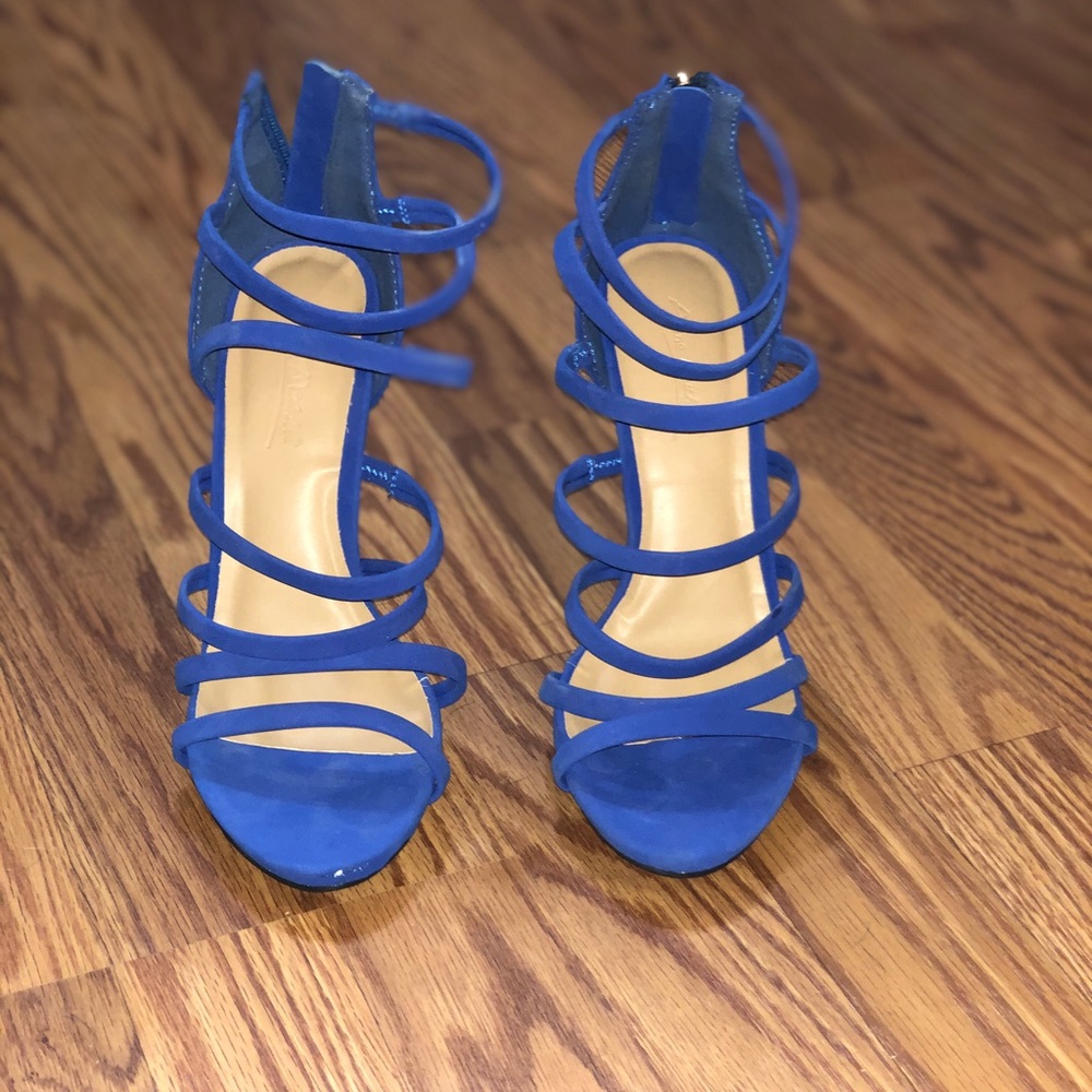 Royal blue heels